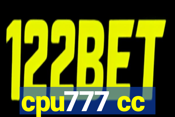 cpu777 cc